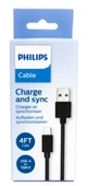 Philips DLC3541A 1.2 m USB to Type-C Hızlı Şarj Kablosu - 1