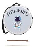 Rennes DVL-31RD Örf Aletleri Özel Tasarım Çocuk Davulu 30 cm - 3