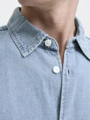 Jack Jones Norrebro Denim Loose Fit Erkek Jean Gömlek 12282775 - 6