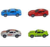 Çek Bırak Metal Küçük Arabalar 4'lü 8 cm - Yarış Arabaları thumbnail 3