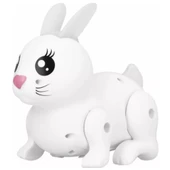 Pilli Tavşan Figür - Sesli Hareketli - 99777-1 - Beyaz - 3