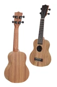 Midex SPA-211 Zebrano Ağacı Kaliteli Soprano Ukulele Seti - 2