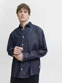 Jack Jones Norrebro Denim Loose Fit Erkek Jean Gömlek 12282775 - 3