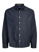 Jack Jones Norrebro Denim Loose Fit Erkek Jean Gömlek 12282775 - 5