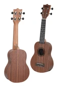 Midex SPA-251 Maun Ağacı Kaliteli Soprano Ukulele Seti thumbnail 2