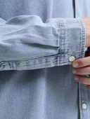 Jack Jones Norrebro Denim Loose Fit Erkek Jean Gömlek 12282775 - 7