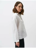 Jımmy Key Keten Kadın Gömlek 24SHOPYKTN thumbnail 4