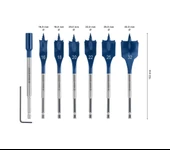 Bosch 16-32 Mm 7 Li Expert Yaprak Matkap Ucu Seti 2608900334 thumbnail 2
