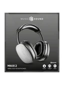 Cellularline Music Sound 2 Maxi Bluetooth Kulak Üstü Kulaklık Siyah - 2