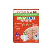 Freshlife Bel Bantlı Hasta Bezi 12 li Ekstra Büyük Boy XLarge Bel Ölçüsü 120-160 cm - 1