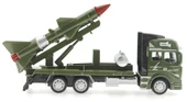 Sürtmeli Die Cast Metal Füze Rampalı Askeri Kamyon - 3