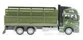 Sürtmeli Die Cast Metal Kasalı Askeri Kamyon - 3
