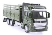Sürtmeli Die Cast Metal Kasalı Askeri Kamyon - 2