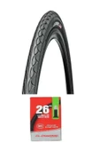 Chaoyang 26 Jant 26x1.75 (47-559) Bisiklet Dış Lastiği Yol Tipi H-460 + İç Lastik Seti - 1