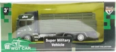 Sürtmeli Die Cast Metal Kasalı Askeri Kamyon - 1