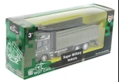 Sürtmeli Die Cast Metal Kasalı Askeri Kamyon - 6