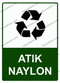 Atık Naylon Uyarı Levhası - 1