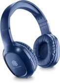 CELLULARLINE Music Sound Basic Bluetooth Kulak Üstü Kulaklik Mavi - 1