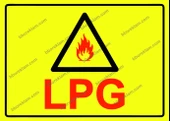 LPG  Uyarı Levhası - 1