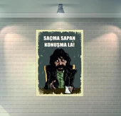 Behzat Ç. Retro Ahşap Poster thumbnail 1