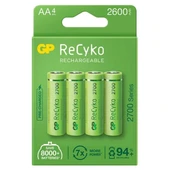 Gp Recyko Aa 2600 Mah Şarjlı 4'lü Pil Gp270aahce-2eb4 (gprhc272e001) - 3