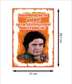 Cüneyt Arkın Retro Ahşap Poster - 2
