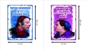 Neşeli Günler Adile Naşit ve Münir Özkul Retro Ahşap Poster - 2