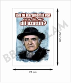 Yeşilçam Bi Nargilemiz Var Retro Ahşap Poster - 2