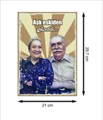 Adile Naşit Yeşilçam Retro Ahşap Poster - 2