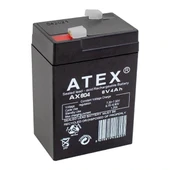 Atex 6 Volt 4 Ah Işıldak Aküsü (70*48*101 Mm) - 1