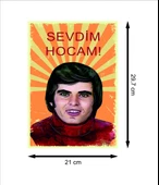 Tarık Akan Retro Ahşap Poster - 2