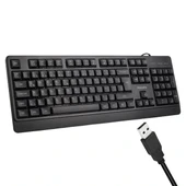 Philips Spk6247b Usb 1.2 Metre Kablolu Klasik Siyah Numpadli Türkçe Q Klavye - 1