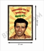 Kibar Feyzo Fukaralıktır Her Bir Şeyin Başı Retro Ahşap Poster - 2