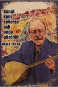 4 Parçalı Neşet Ertaş Tablo/poster Seti - 2
