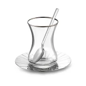 Jumbo Sedna 18 Parça Çelik Çay Seti thumbnail 2