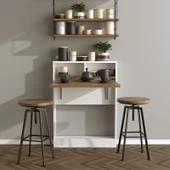 Decormet Bracked Çok Fonksiyonlu Masa Ceviz thumbnail 8