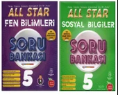 Newton Yayınları All Star 5.Sınıf Fen Bilimleri + Sosyal Bilgiler Soru Bankası ( 2 Kitap) - 1