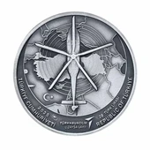 AgaKulche Gökbey Helikopter Gümüş Sikke Coin thumbnail 2