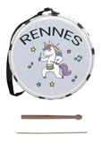 Rennes DVL-33RD Örf Aletleri Özel Tasarım Çocuk Davulu 30 cm - 3