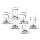 Jumbo Jüpiter 18 Parça Çelik Çay Seti thumbnail 1