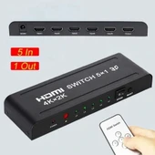 Fully Hdmi Switch Çoklayıcı 5 Port Kumandalı - 1