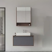 Orka Prato 80 cm Navaro Banyo Dolabı Takımı ve Boy Dolabı thumbnail 2