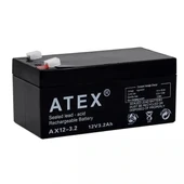 Atex Ax12-3.2 12 Volt - 3.2 Amper Bakımsız Kuru Akü (134x70x60 Mm) - 1