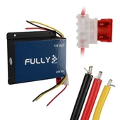 Fully 2412 24v/12v Dc-dc 30 Amper Oto Akü Voltaj Konvertör Oto-kamyon-tır Uyumlu - 2