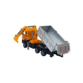 İş Makinası Taşıyan Sürtmeli Çekici Araç Seti - İnşaat Seti thumbnail 3