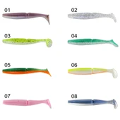Captain 3516 Pukka Shad 9cm 7gr Levrek Silikonu 5'li Paket Suni Yem  07 thumbnail 9