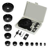 16 Parça Panç Seti Ağaç Kesme Testere Matkap Ucu Takımı Alçıpan Tavan Kesme thumbnail 1