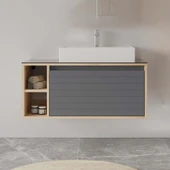 Orka Prato 100 cm Legnano Banyo Dolabı Takımı ve Boy Dolabı thumbnail 2