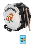 Rennes DVL-30BRW Örf Aletleri Özel Tasarım Çocuk Davulu 30 cm - 1