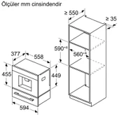 Siemens CT718L1B0 iQ700 Ankastre Tam Otomatik Kahve Makinesi Siyah - 6